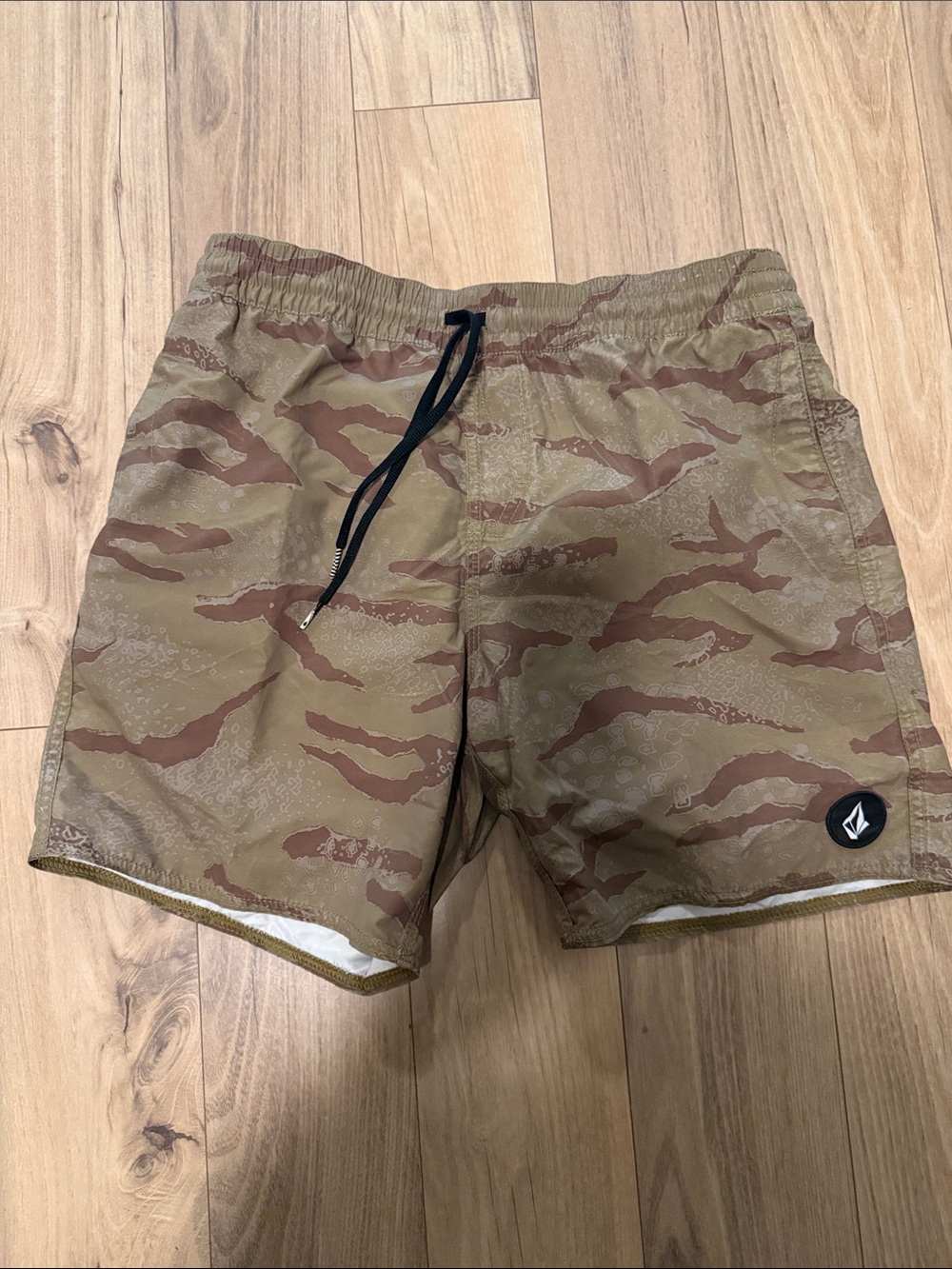 Volcom Brown & Olive Camo Boardshorts
